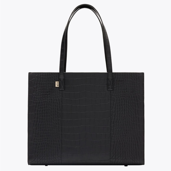 BEIS Handbags - Beis Work Tote Black Croc - Large